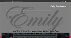 Desktop Screenshot of emilydominguez.com